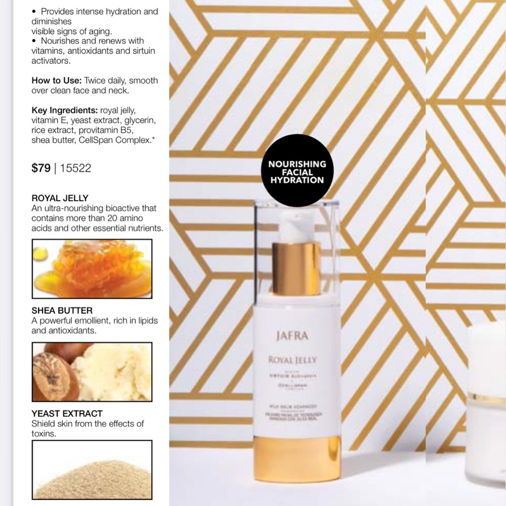 Royal Jelly Anti Aging Moisturizer - Classic Milk Advanced JAFRA skin care